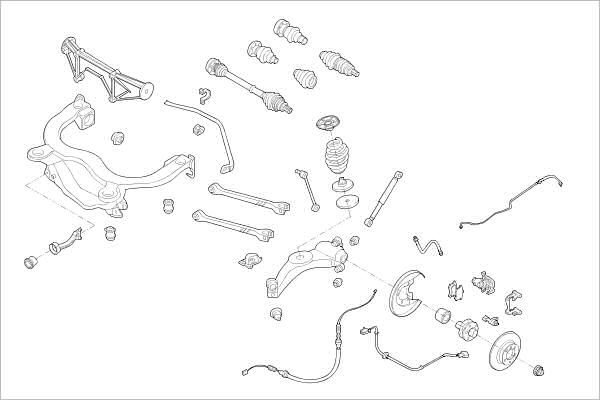 Подвеска колеса DELPHI OE-SKOD-000015294-R 3X BGRA 1425100508