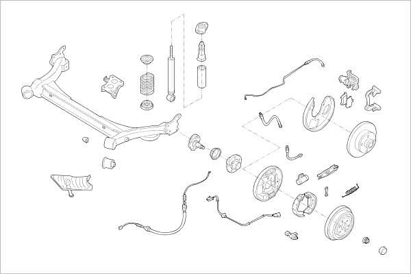 Подвеска колеса DELPHI OE-SKOD-000015918-R 1425100528 O4 NJKS
