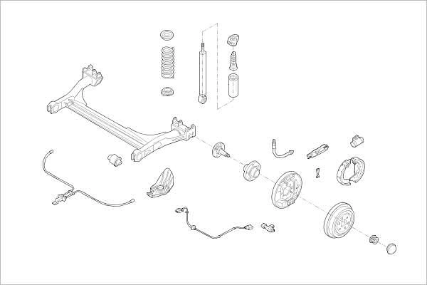 Подвеска колеса DELPHI OE-SKOD-000017393-R 1425100554 2 HTTR