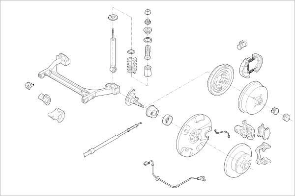 Подвеска колеса DELPHI OE-VW-000001649-R Z ZGVZH5 1425100666