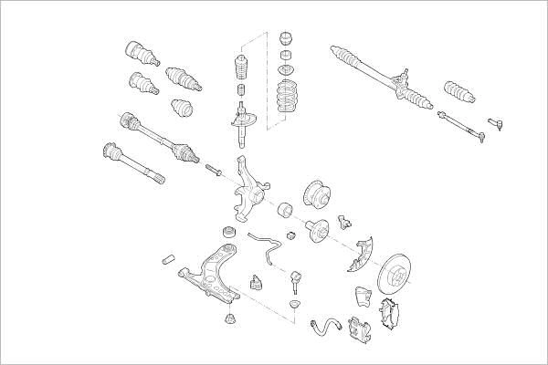 Подвеска колеса DELPHI OE-VW-000001867-F SWC5 1 1425100735