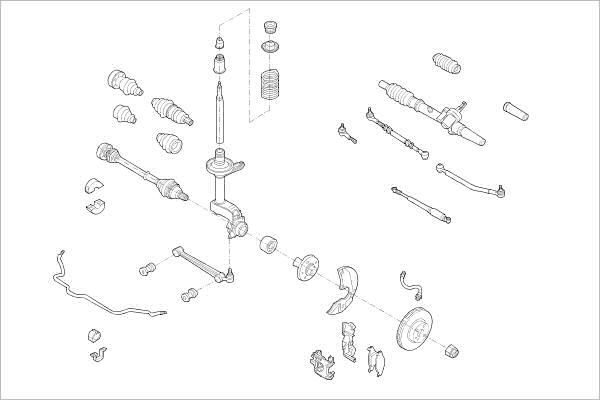 Подвеска колеса DELPHI OE-VW-000001959-F 41 8LR1J 1425100821
