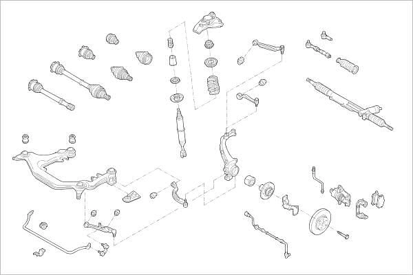 Подвеска колеса DELPHI 1425100897 OT3R NVR OE-VW-000005724-F