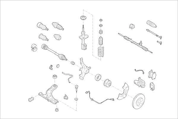 Подвеска колеса DELPHI X6XR1 MJ OE-VW-000005944-F 1425100915