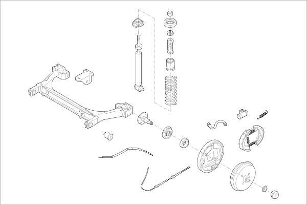 Подвеска колеса DELPHI 2G7 8H 1425100972 OE-VW-000008045-R изображение 0