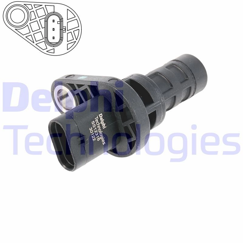 Датчик коленвала, импульсов DELPHI I R20M95 1440135431 SS12316-12B1