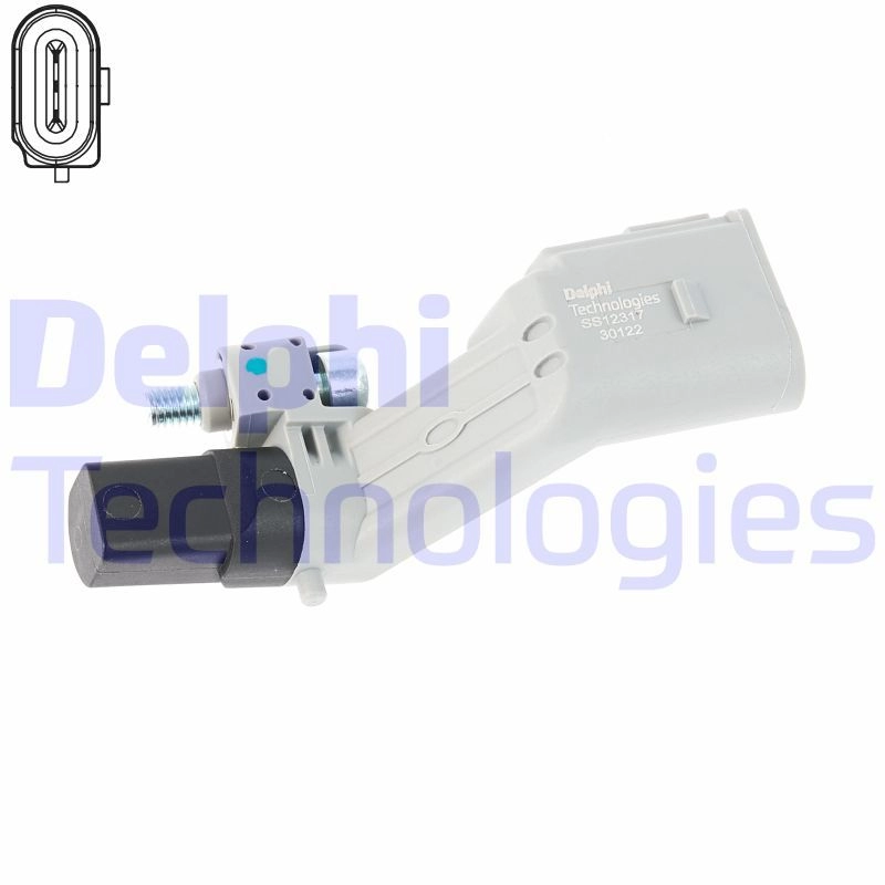 Датчик коленвала, импульсов DELPHI RYT WJ 1440135432 SS12317-12B1 изображение 0