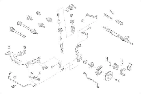 Подвеска колеса DELPHI IN1P OFL OE-VW-000015420-F 1425091166