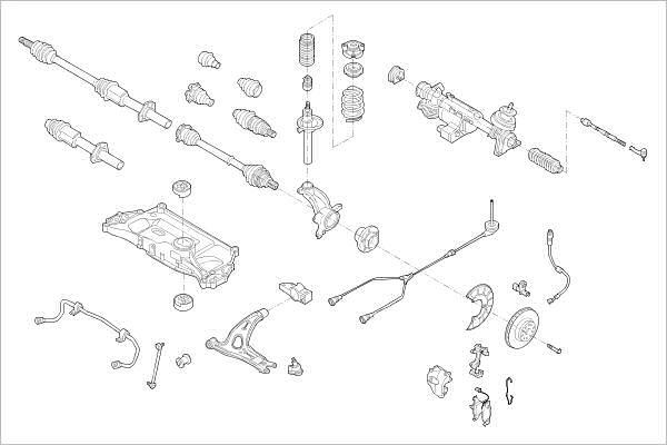 Подвеска колеса DELPHI OE-VW-000017175-F 2E QZ29 1425091298