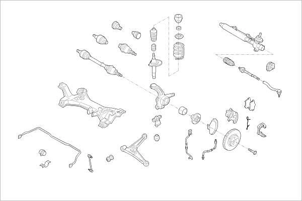 Подвеска колеса DELPHI OE-VW-000018756-F KYAPXE X 1425091438