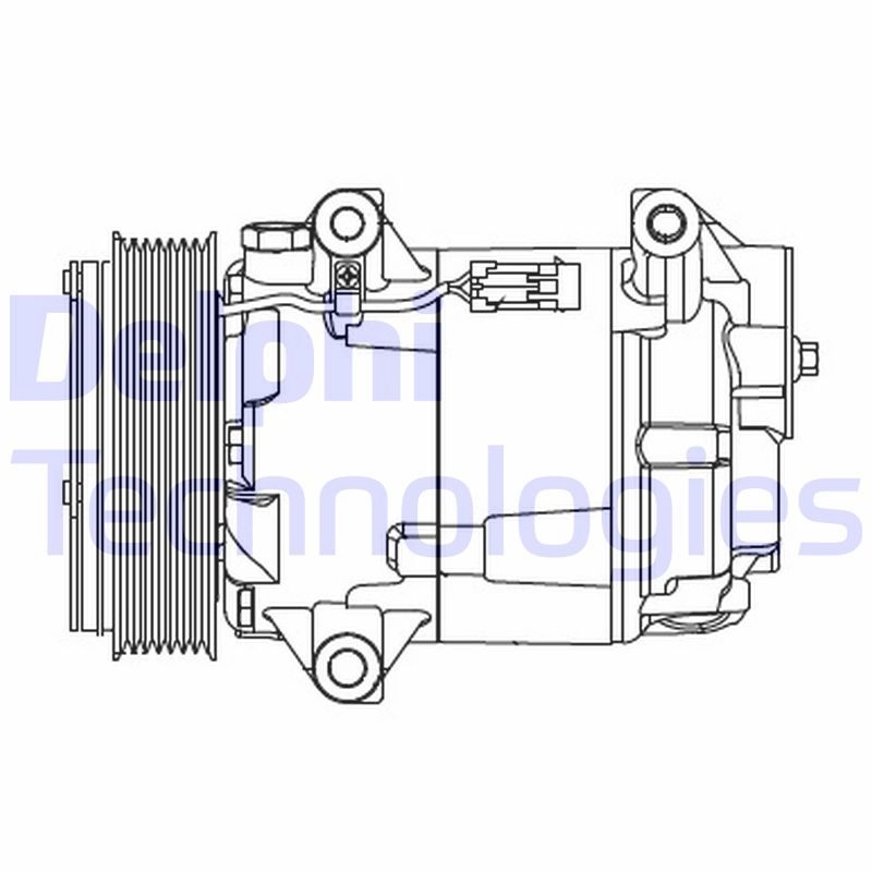 Компрессор кондиционера DELPHI 5012759972595 CS20430-12B1 N GH3E 937481 изображение 0
