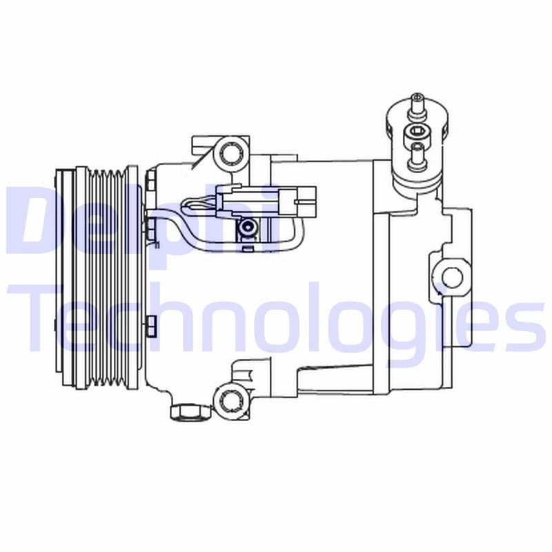 Компрессор кондиционера DELPHI CS20432-12B1 937483 5012759972601 MGZIF HU изображение 0