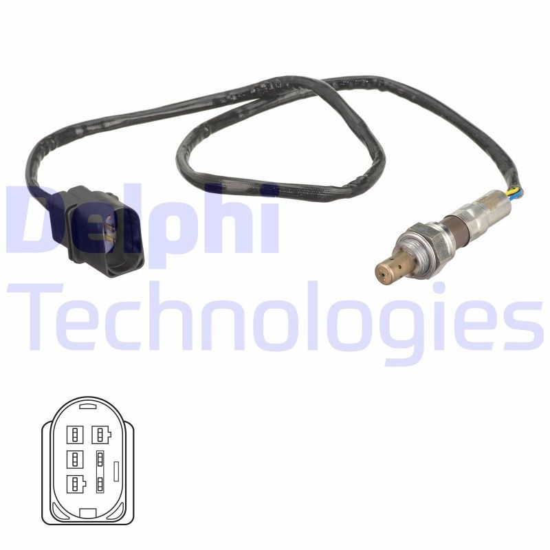 Лямбда зонд, кислородный датчик DELPHI A M8U8SY ES21099-12B1 1440135678