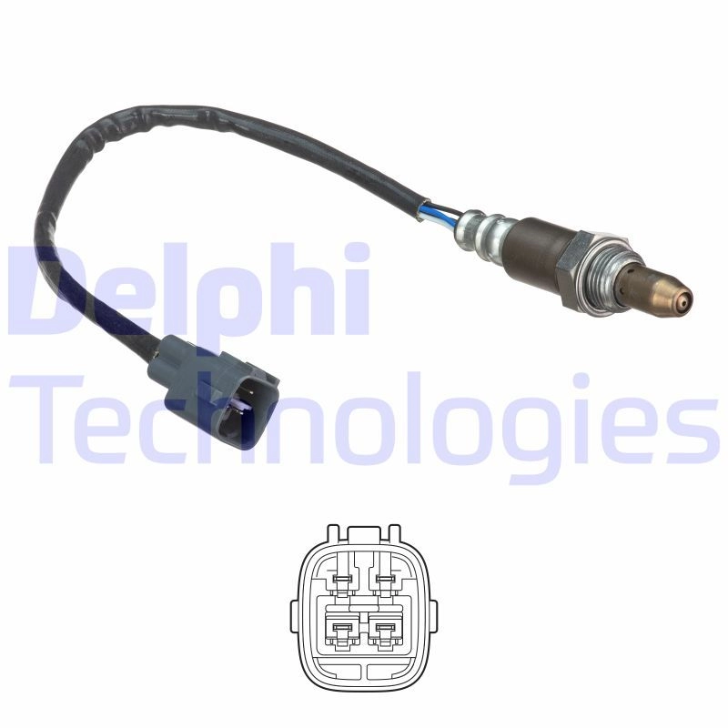 Лямбда зонд, кислородный датчик DELPHI ES21138-12B1 EF 9GF 1440135694