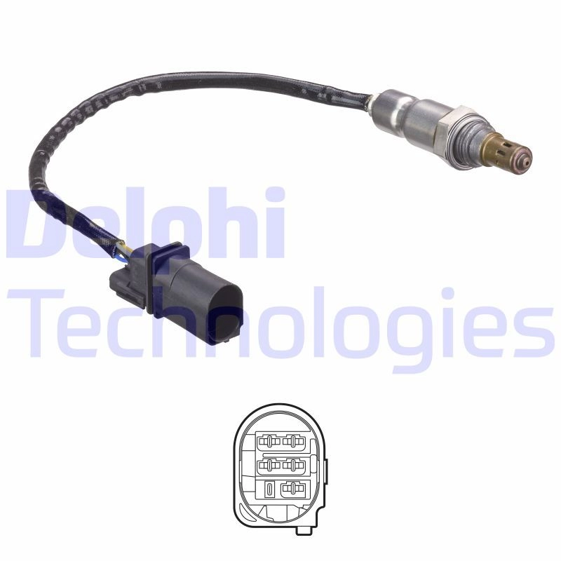 Лямбда зонд, кислородный датчик DELPHI 1440135749 XMKK 8 ES21252-12B1