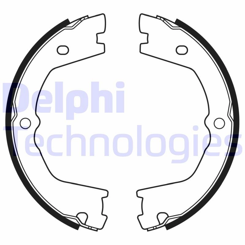 Барабанные колодки DELPHI SHQ IMDT 1440135886 LS2178