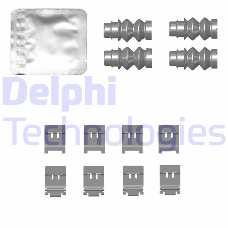 Ремкомплект колодок DELPHI 1440135936 4W A64F LX0772 изображение 0