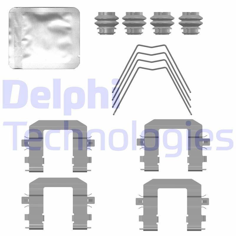 Ремкомплект колодок DELPHI 7DJ CF LX0779 1440135943 изображение 0