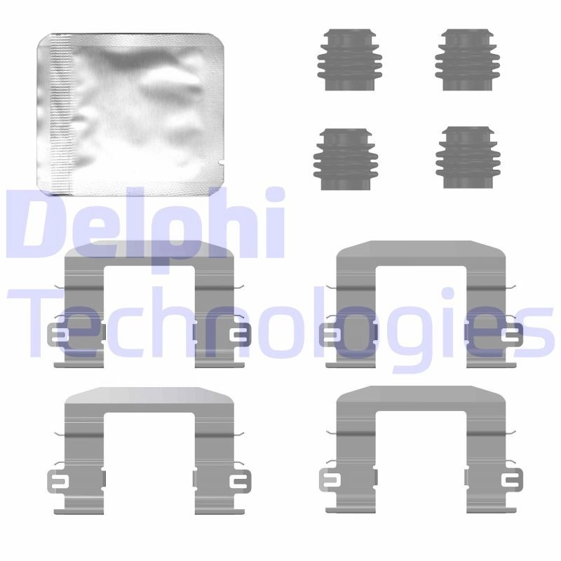 Ремкомплект колодок DELPHI LX0780 AZM4 4 1440135944