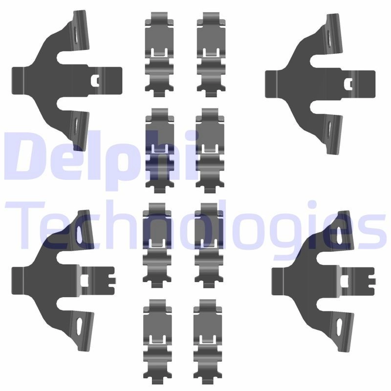Ремкомплект колодок DELPHI 1440135945 5ZZ FD LX0781 изображение 0