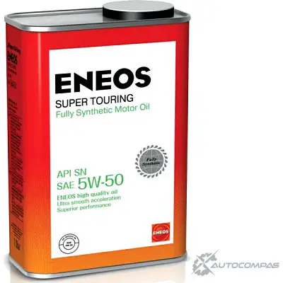 Моторное масло синтетическое ENEOS Super Touring SN 5W-50, 1 л ENEOS 9DKI AI 1436772581 8809478941714 изображение 0