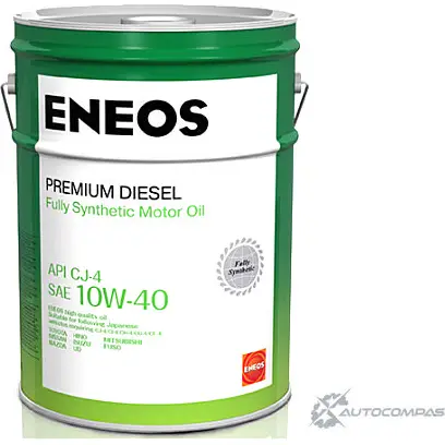 Моторное масло синтетическое ENEOS Premium Diesel CJ-4 10W-40, 20 л ENEOS R 22ASQ 8809478942834 1436772584 изображение 0