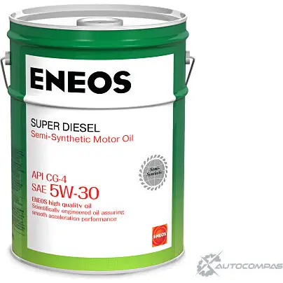 Моторное масло полусинтетическое ENEOS Super Diesel CG-4 5W-30, 20 л ENEOS 1436772547 7AM V0 OIL1332 изображение 0