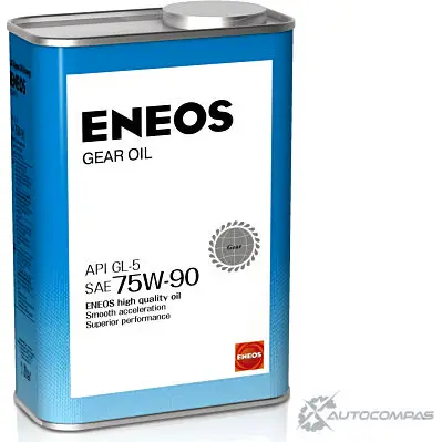Трансмиссионное масло в мкпп, редуктор минеральное OIL1366 ENEOS SAE 75W-90 API GL-5, API GL-5, 1 л ENEOS OIL1366 A OIQ7 1436772506 изображение 0