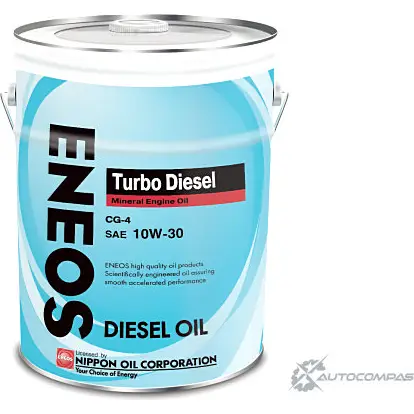Моторное масло минеральное ENEOS Turbo Diesel CG-4 10W-30, 20 л ENEOS OIL1424 1436772514 T 12HJL5 изображение 0