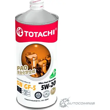 Моторное масло синтетическое TOTACHI Ultra Fuel Economy SN 5W-20, 1 л TOTACHI OT28 X 1436772707 4562374690653 изображение 0