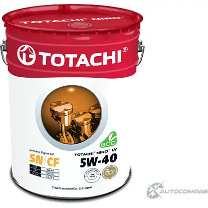 Масло Моторное синтетическое TOTACHI NIRO LV 5W-40, 19 л TOTACHI 4589904523557 65 J7B 1436772771