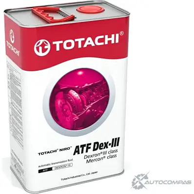 Трансмиссионное масло в акпп синтетическое 4589904523625 TOTACHI ATF Dexron 3 H, ATF Dexron 3 G, ATF Dexron 3, 4 л TOTACHI 1436772768 EDT ELY3 4589904523625