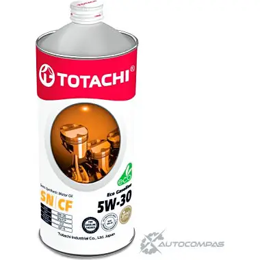 Моторное масло полусинтетическое TOTACHI Eco Gasoline 5W-30, 1 л TOTACHI YEV SU 4589904934858 1436772678 изображение 0
