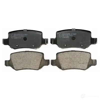 Тормозные колодки, комплект DENCKERMANN b110891 S H56I 5901225711939 1664988