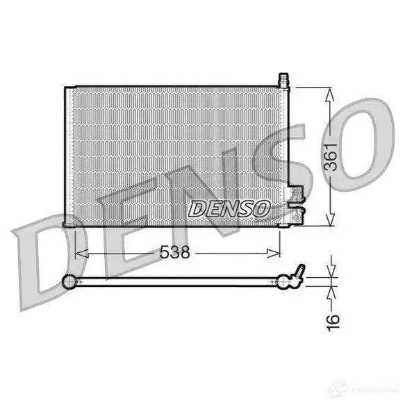 Радиатор кондиционера DENSO DCN10021 804422 E J4Y2T 8717613479605 изображение 0