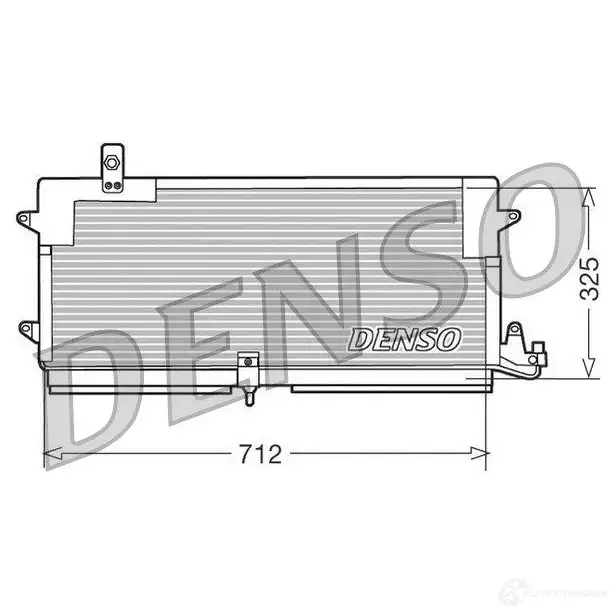 Радиатор кондиционера DENSO 804586 SGM4 M6 DCN32004 8717613454909