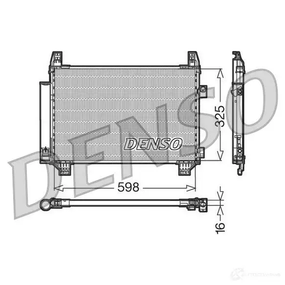 Радиатор кондиционера DENSO YD WVV 8717613456637 DCN50007 804691