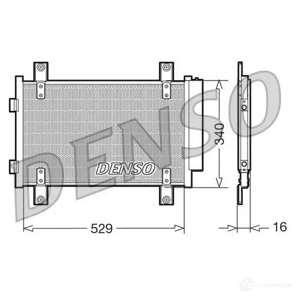 Радиатор кондиционера DENSO JC1 FK 804369 8717613455777 DCN09049