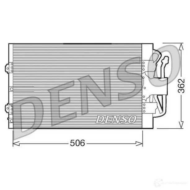 Радиатор кондиционера DENSO DCN10004 8717613456309 2AA V7 804406 изображение 0