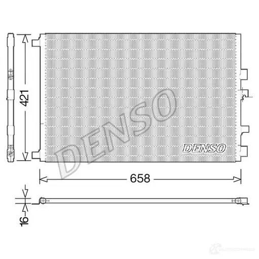 Радиатор кондиционера DENSO DCN23033 Z DZ437 8717613489406 804568 изображение 0
