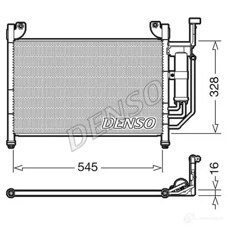 Радиатор кондиционера DENSO 1210440981 8717613491737 DCN44004 9M0 GB изображение 0