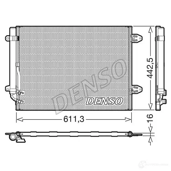 Радиатор кондиционера DENSO DCN32013 S44T W 8717613491348 804595 изображение 0