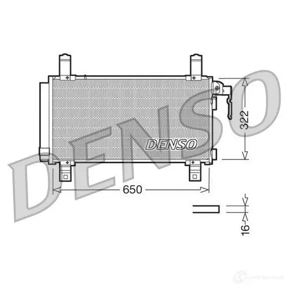 Радиатор кондиционера DENSO 5GS I4A7 804655 8717613480489 DCN44006 изображение 0