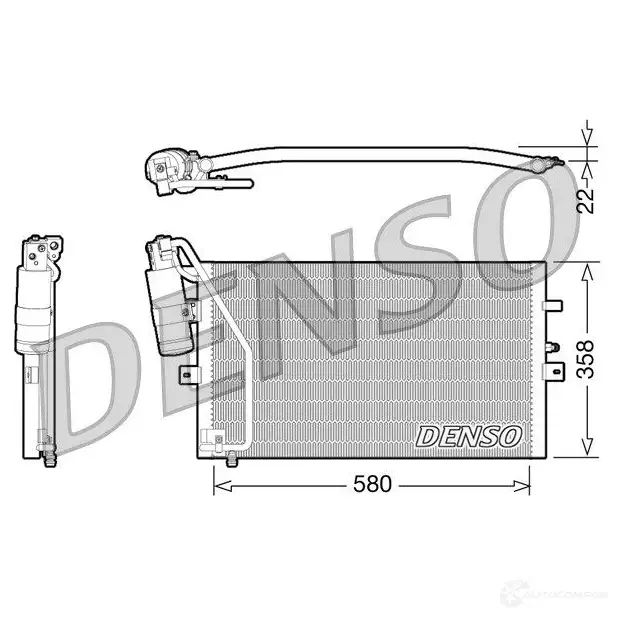 Радиатор кондиционера DENSO 804577 P LQNU 8717613485392 DCN25003 изображение 0