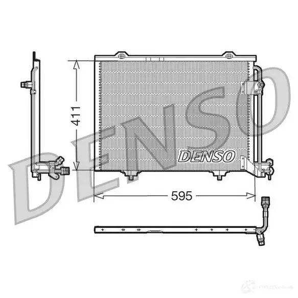 Радиатор кондиционера DENSO 804470 DCN17011 7IZ0 AQ 8717613454510 изображение 0