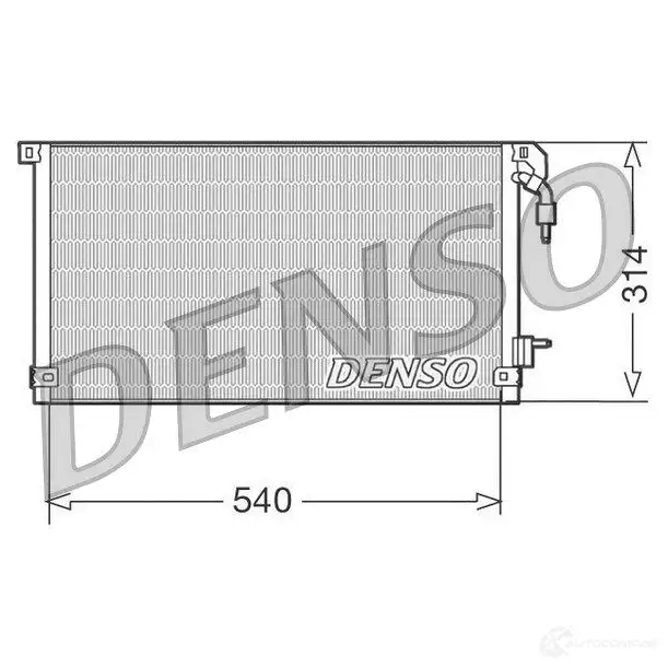 Радиатор кондиционера DENSO 804524 G5H1 63 DCN21003 8717613455180