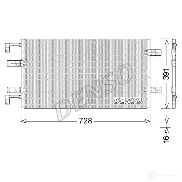 Радиатор кондиционера DENSO 8717613489437 804571 DCN23036 OHAI 3YE изображение 0