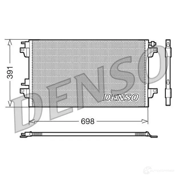 Радиатор кондиционера DENSO 8717613455401 804554 S A1LR7W DCN23015 изображение 0