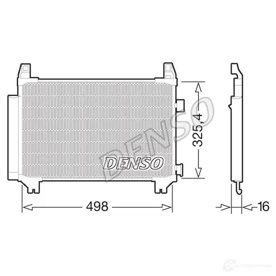 Радиатор кондиционера DENSO 8717613486566 804712 4 1A8YN DCN50029