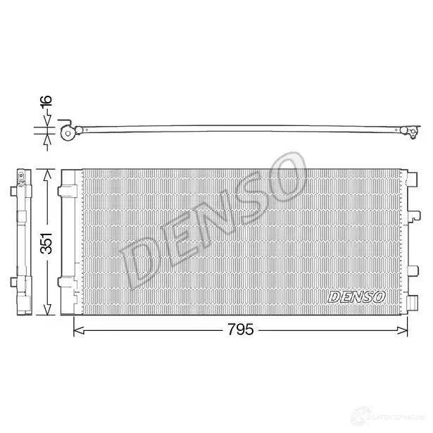 Радиатор кондиционера DENSO DCN23037 8717613489444 SH0 8A 804572 изображение 0